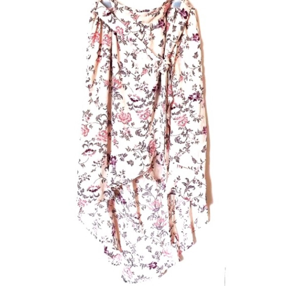 Fourteenth Place high low floral skirt